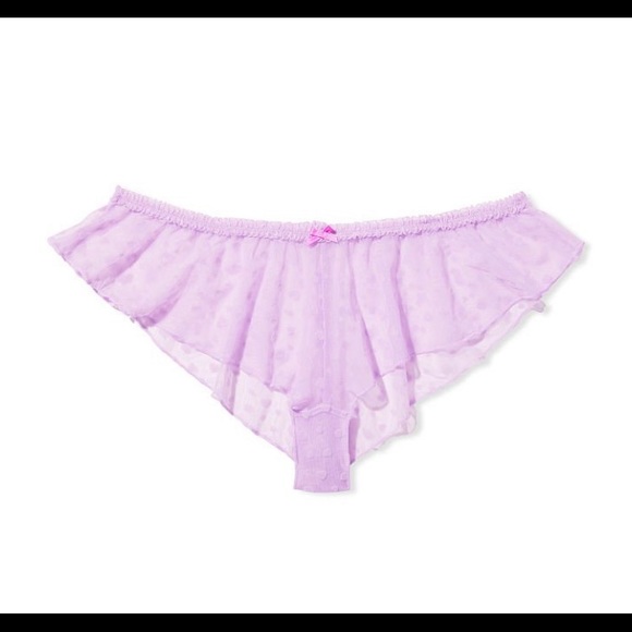 NWT VS mesh ruffle short panty - Picture 5 of 7